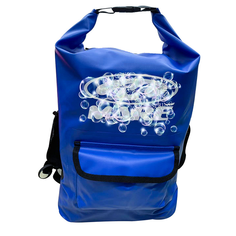PVC Waterproof Double Shoulder Dry Bag Backpack