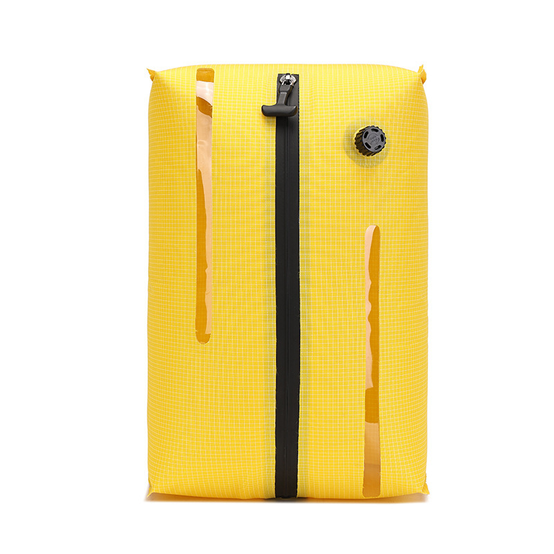 70D Plaid Nylon Seal Bags Compression Storage Bags Lightweight Waterproof Travel Air Vacuum Bag - Image 2