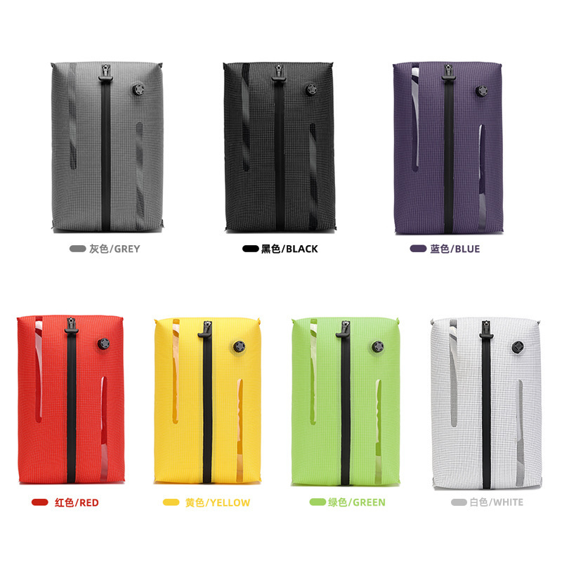 70D Plaid Nylon Seal Bags Compression Storage Bags Lightweight Waterproof Travel Air Vacuum Bag - Image 8