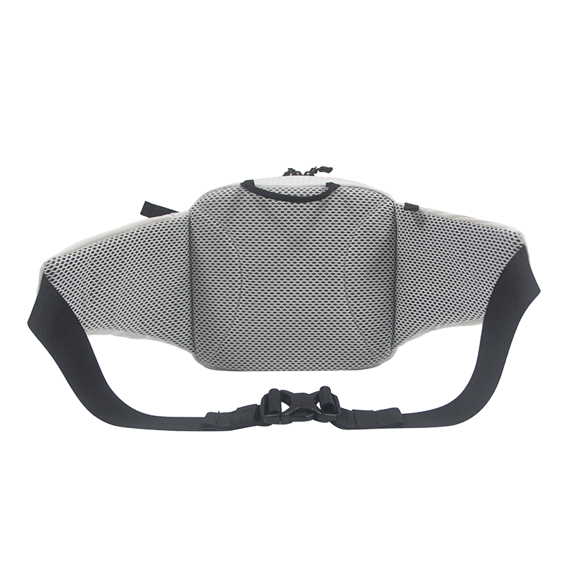 Custom Lightweight Waist Pack Ripstop Grid Fabric Breathable Mesh Multi-Pocket Adjustable Strap for Hiking Running Travel OEM - Image 3